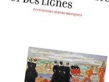 L'image semble être la couverture d'un livre. Elle présente une œuvre artistique qui illustre une scène de plage, avec des personnages en maillots de bain et d'autres en vêtements plus traditionnels. Les couleurs sont vibrantes, évoquant l'été et la vie balnéaire. Le titre du livre, ainsi que le nom de l'auteur ou de la maison d'édition, sont également visibles en haut.