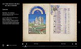 L'image que vous décrivez semble être une page de calendrier illustrée tirée des "Très Riches Heures du Duc de Berry". Elle représente le mois de septembre, symbolisé par les vendanges. On peut y voir une scène champêtre avec des vignerons en train de récolter les raisins, ainsi que des bâtiments et une architecture médiévale en arrière-plan. Les jours du mois sont listés à droite, illustrant les activités saisonnières traditionnelles qui se déroulaient à cette époque. Le style est richement décoré, avec des couleurs vives et des détails minutieux caractéristiques de l'enluminure médiévale.