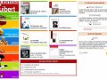L'image présente un site web dédié aux Éditions Vuibert. On y voit plusieurs sections colorées, chacune liée à différents types de publications. Il y a des titres de livres sur des sujets variés, comme l'histoire, les mathématiques, et les langues. À droite, des informations sur le groupe Albin Michel sont fournies, ainsi qu'une option de recherche. En bas, il y a des indications sur les services offerts, comme la commande de livres ou des informations générales sur Vuibert. L'ensemble a un design plutôt structuré avec des encadrés colorés pour une navigation claire.