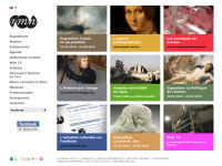 L'image est une capture d'écran d'un site web dédié à des expositions et des événements culturels. On y trouve plusieurs sections, dont des expositions passées et à venir, ainsi que des liens vers des musées et des boutiques. Il y a également des éléments visuels variés tels que des œuvres d'art célèbres, illustrant la diversité des événements proposés. Des informations sur l'agence photographique, des billets d'entrée et des actualités culturelles sont aussi présentes. L'ensemble est conçu de manière attrayante avec un agencement de couleurs et d'images qui mettent en avant le monde de l'art.